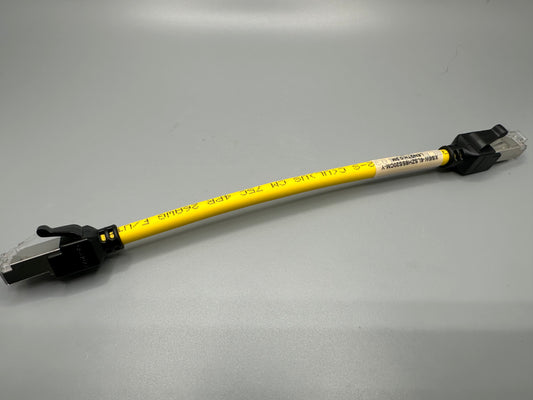 E625 - Ethernet Cat 6 Patch Cable yellow 0.2m