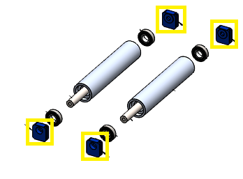 i3-008-105 Idle Tension roller  Mount