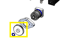 i3-008-127 Motor Drive  Gear