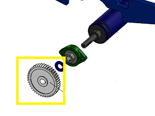 Z-223 Hostaform Spur Gear 50T MOD 2.0 (16mm)  WPS20/50B