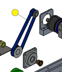 Z197 Film Feed Timing  Belt